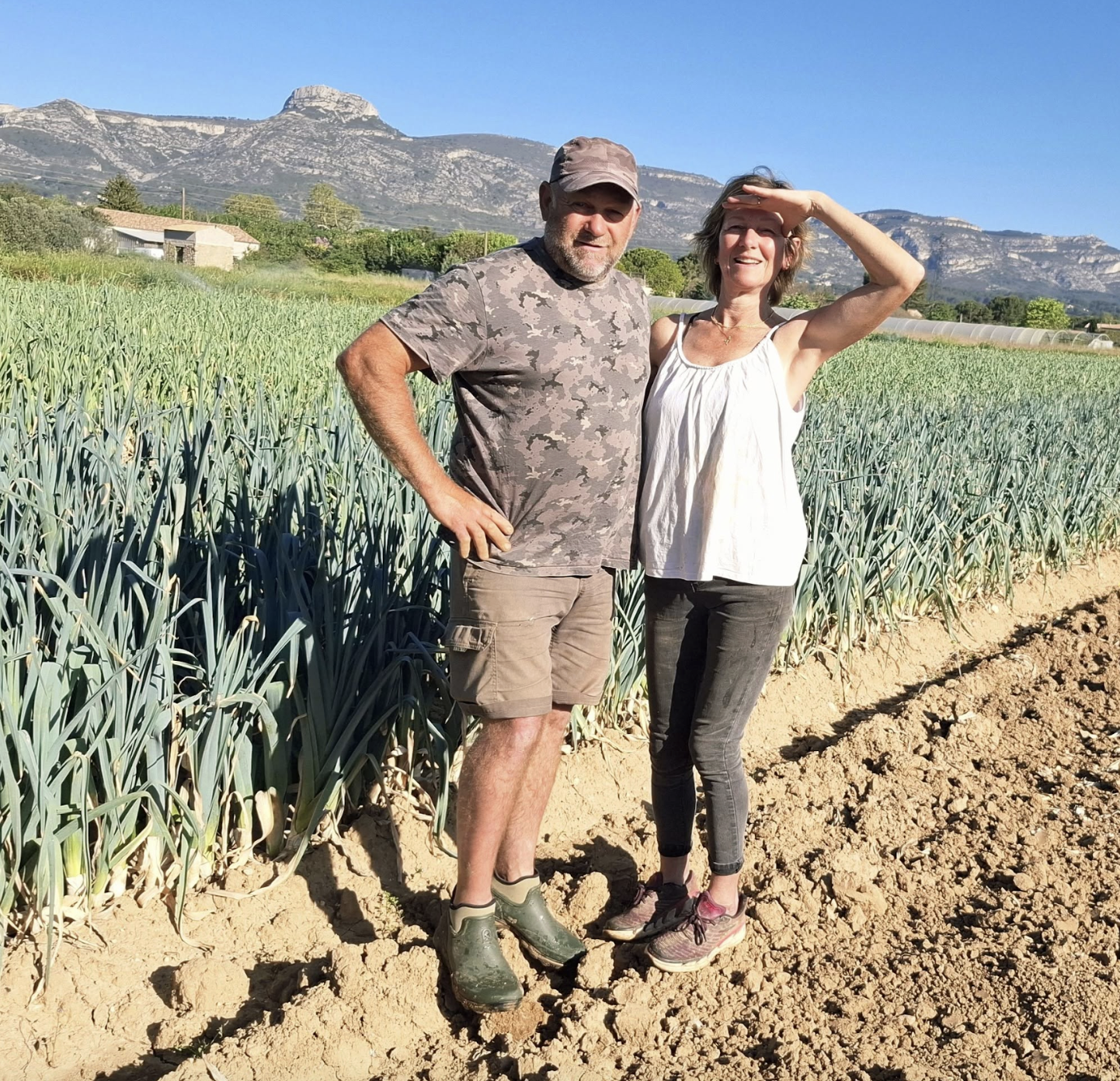 Léon et Sarah, maraîchers partenaires